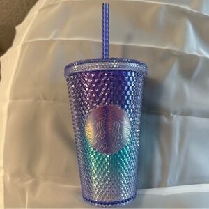 Tricolor Studded Starbucks Tumbler